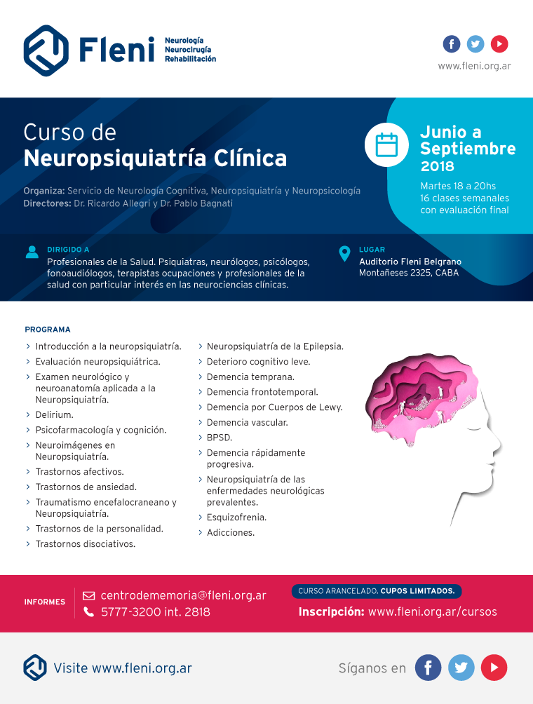 Curso de Neuropsiquiatría Clínica 1 Fleni